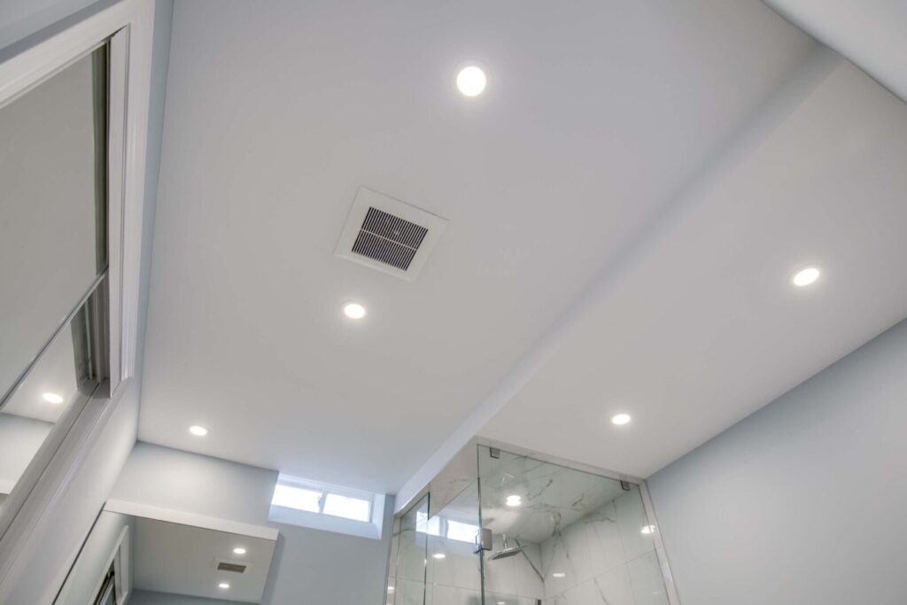 installed roof duck for ventilation