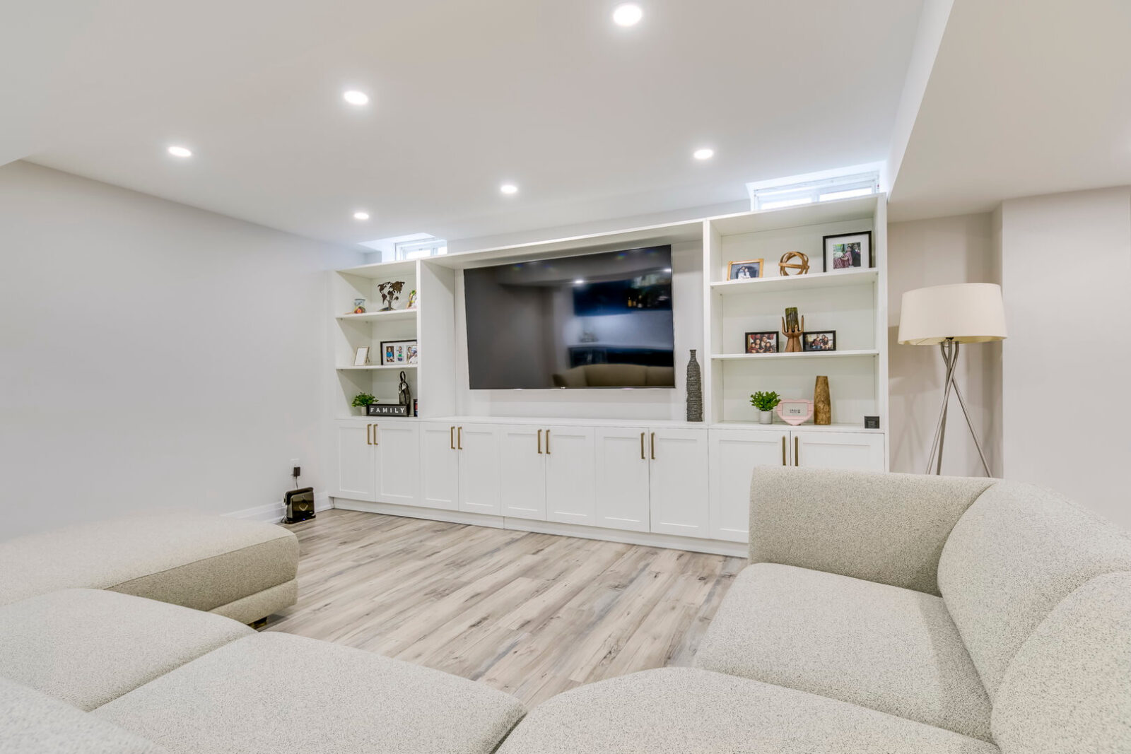 The Basement Reno Basement Renovation in Newmarket: Finish Basement | RenoDuck