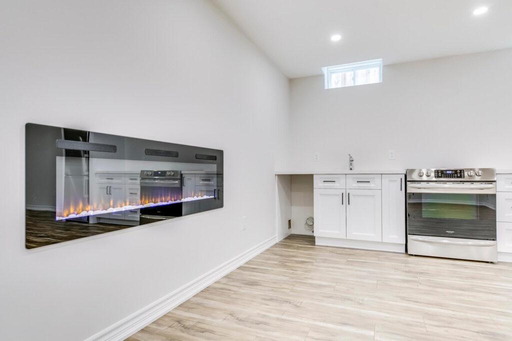 Finished Basement in Maple