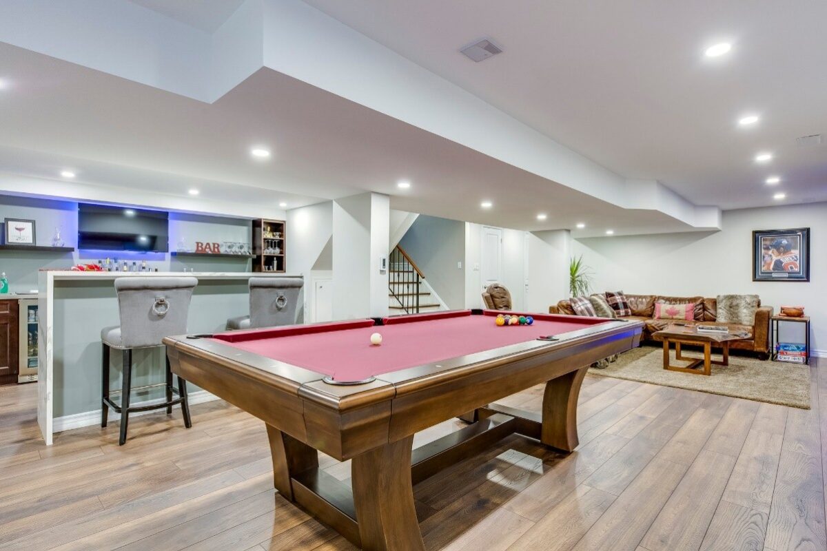 Unfinished Basement Ideas Pool Room Descubre La Mesa De Billar En