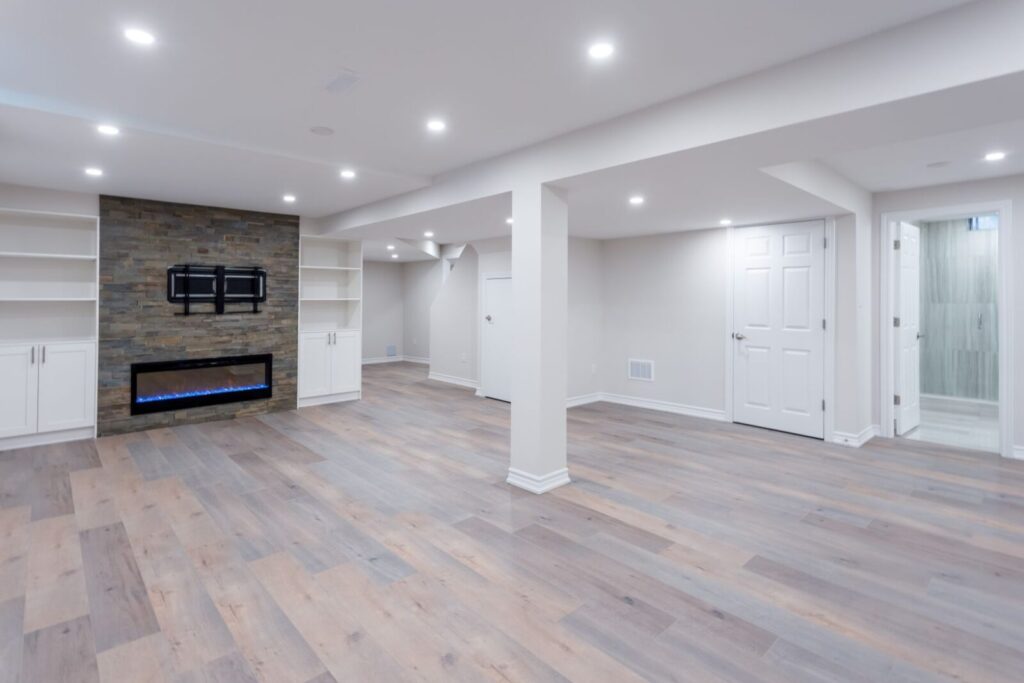 Modern Basement Renovation Richmond Hill