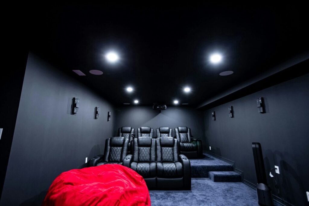 Entertainment Zone - basement renovation photos