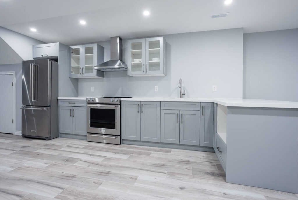 Minimalist Basement Kitchen Project