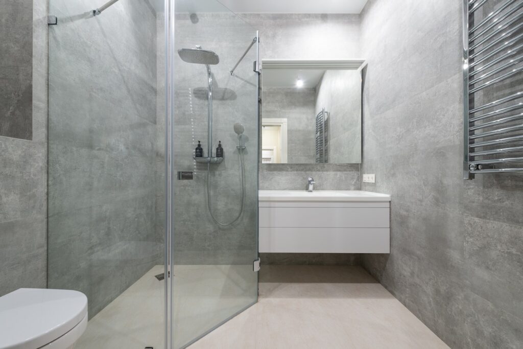 Walk-in Shower Renovation Project in North York