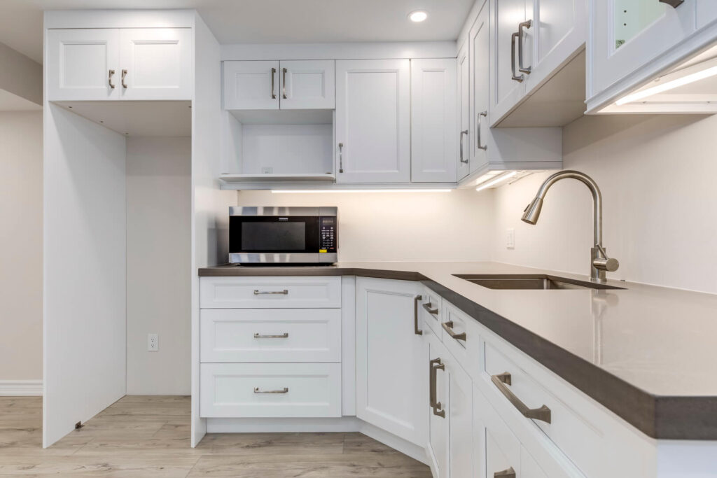 kitchen door and drawer cabinets for more storage space
