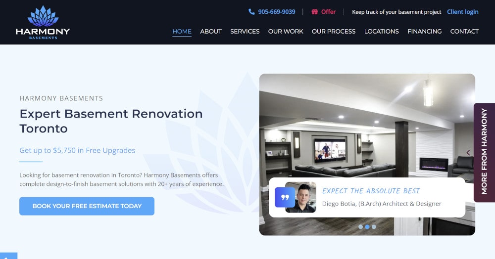 Remodeling Contractor Harmony Basements