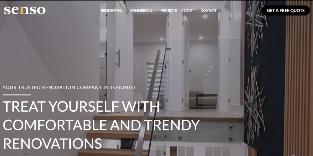 Renovation Contractor Senso Design