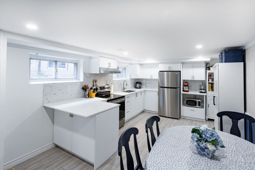 Aurora Basement Kitchen in-law suite Renovation Project