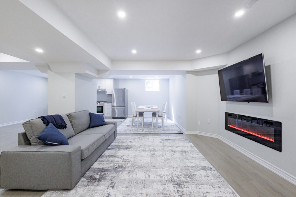 Finished Basement Renovation in Woodbridge