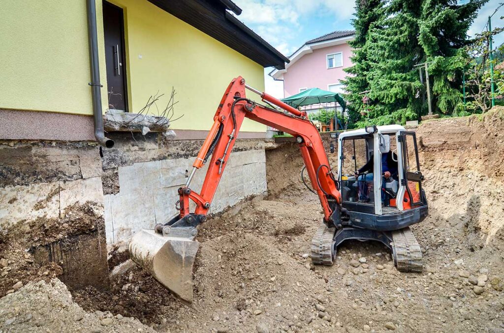Full Basement Underpinning Process with Excavation