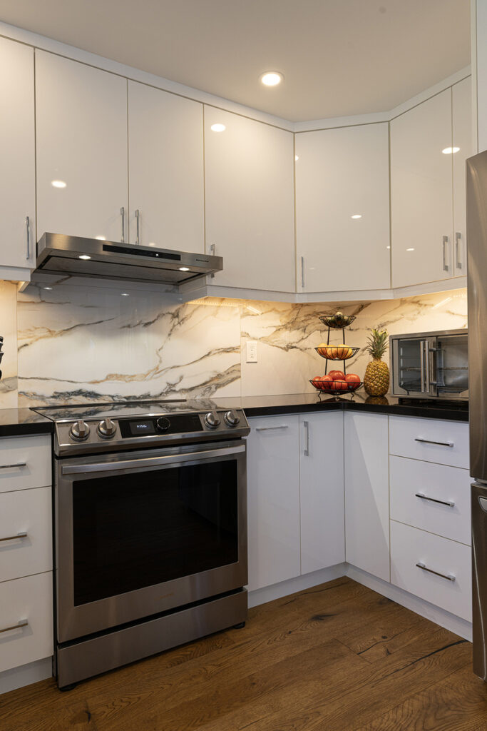 Kitchen renovation project completed by RenouDuck company