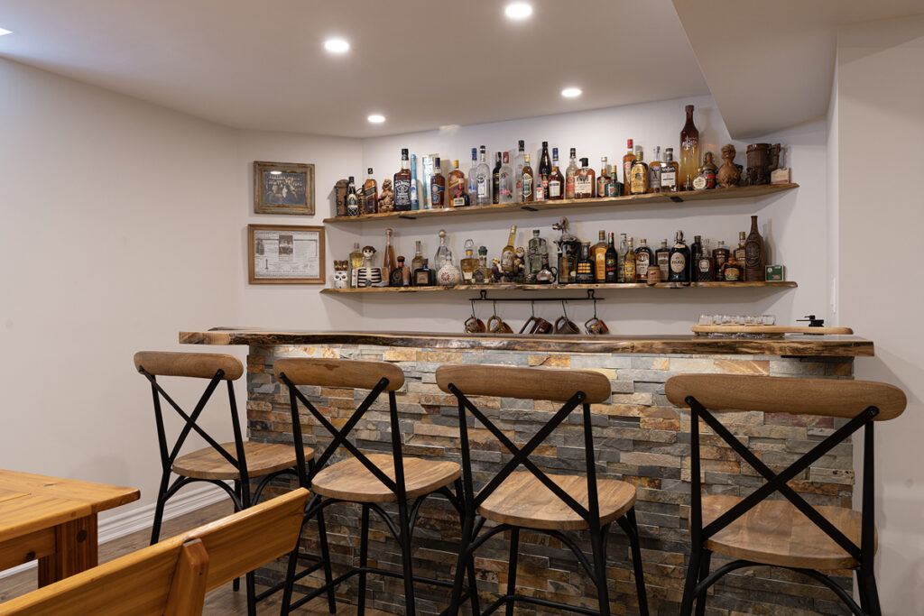 Sauna with full basement renovation - RenoDuck